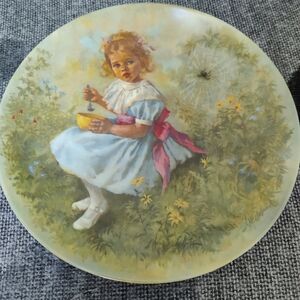 Little Miss Muffet RECO Collectors Plate 8.5